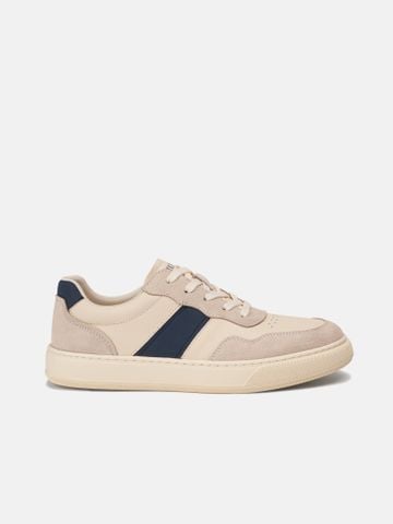 Trắng##Giày thể thao nam Mulgati Leather Sneaker HX37A