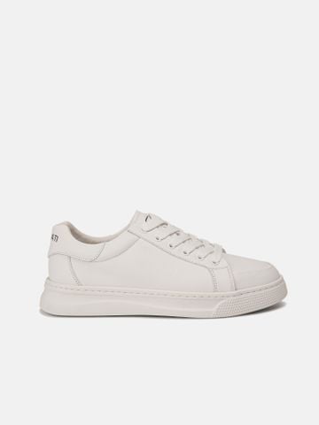 Trắng##Giày thể thao nam Mulgati Leather Sneaker L01
