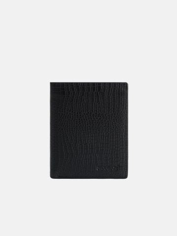 Đen##Ví da nam Mulgati Wallet - VD3341 Đen đứng