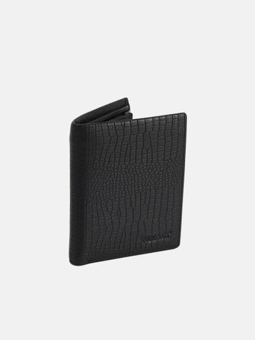 Đen##Ví da nam Mulgati Wallet - VD3341 Đen đứng