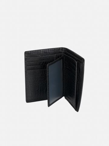 Đen##Ví da nam Mulgati Wallet - VD3341 Đen đứng