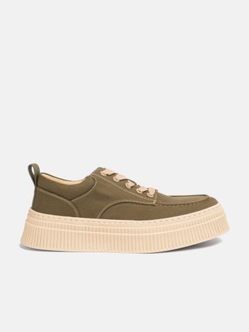 Xanh lá##Giày thể thao nam Mulgati Leather Sneaker YS8130