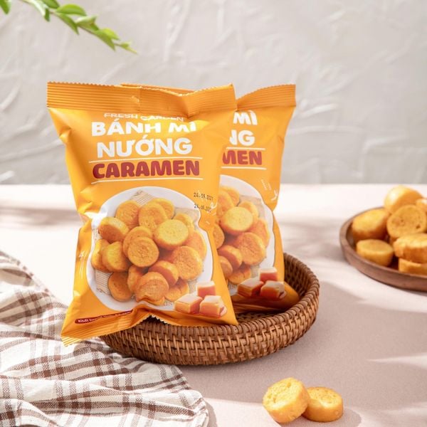 Bánh mì nướng caramen