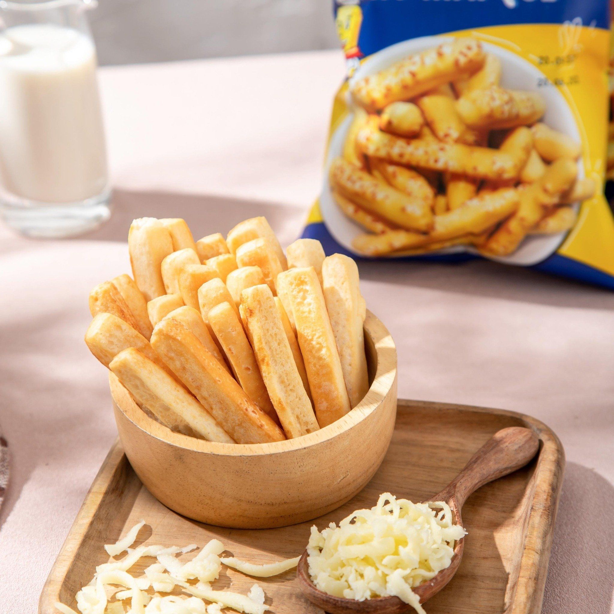 Bánh mì nướng phô mai que