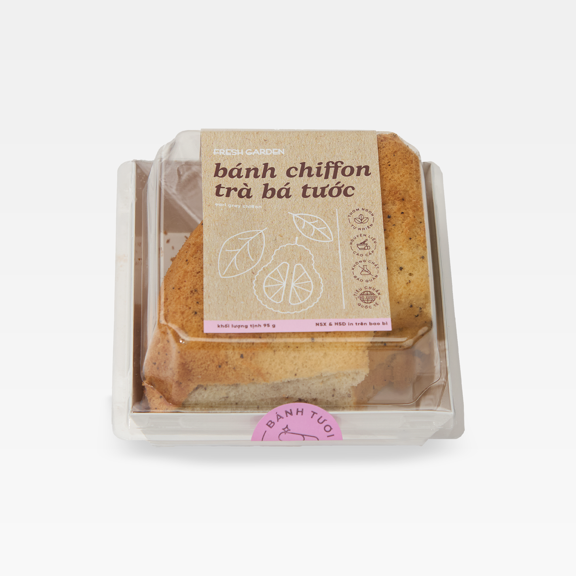 Bánh chiffon trà bá tước