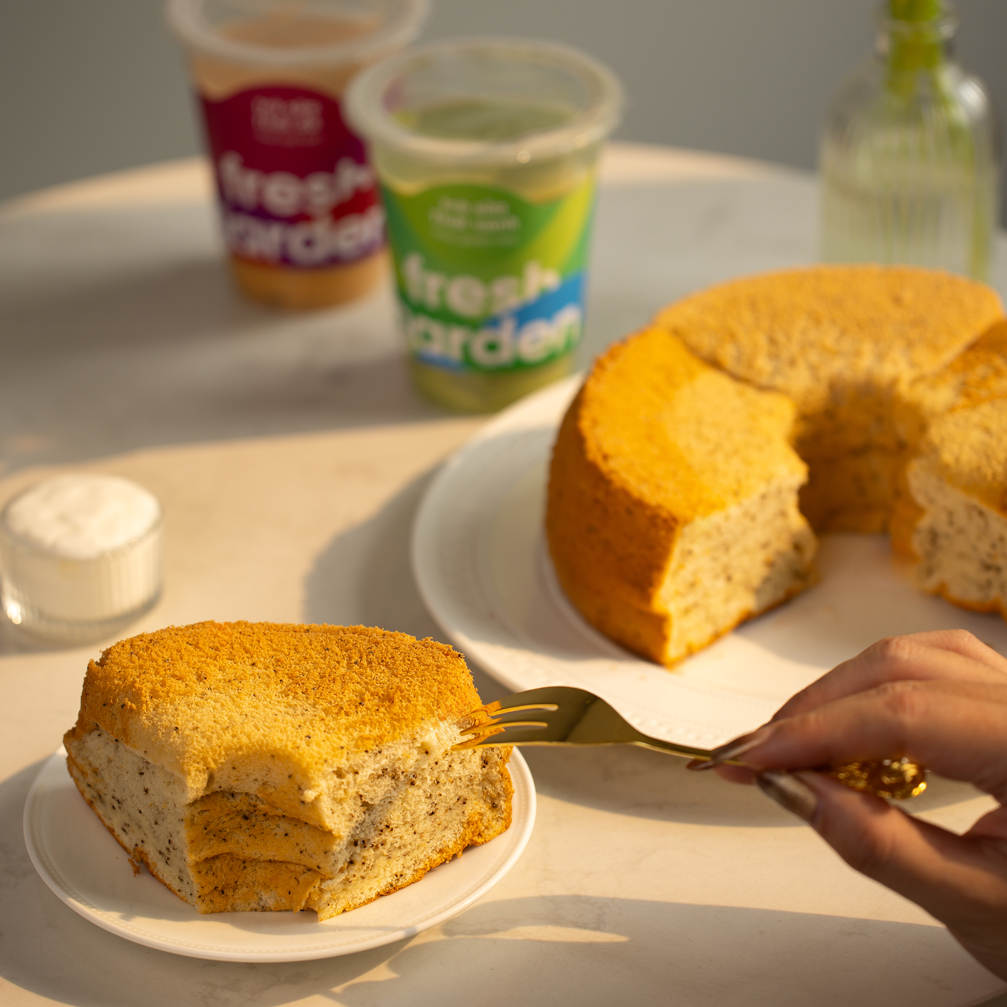 Bánh chiffon trà bá tước