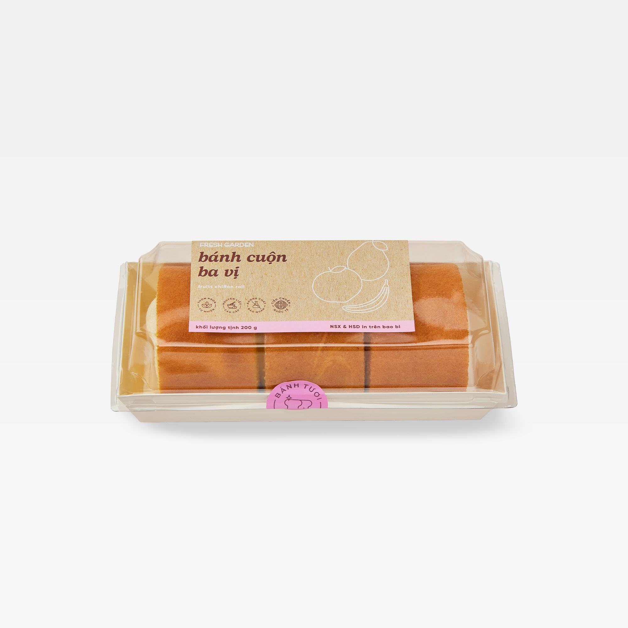 Bánh cuộn ba vị