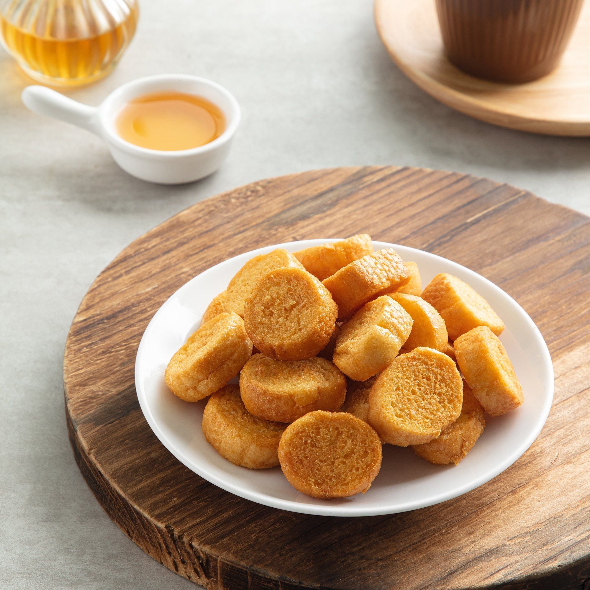 Bánh mì nướng caramen muối hồng Himalaya