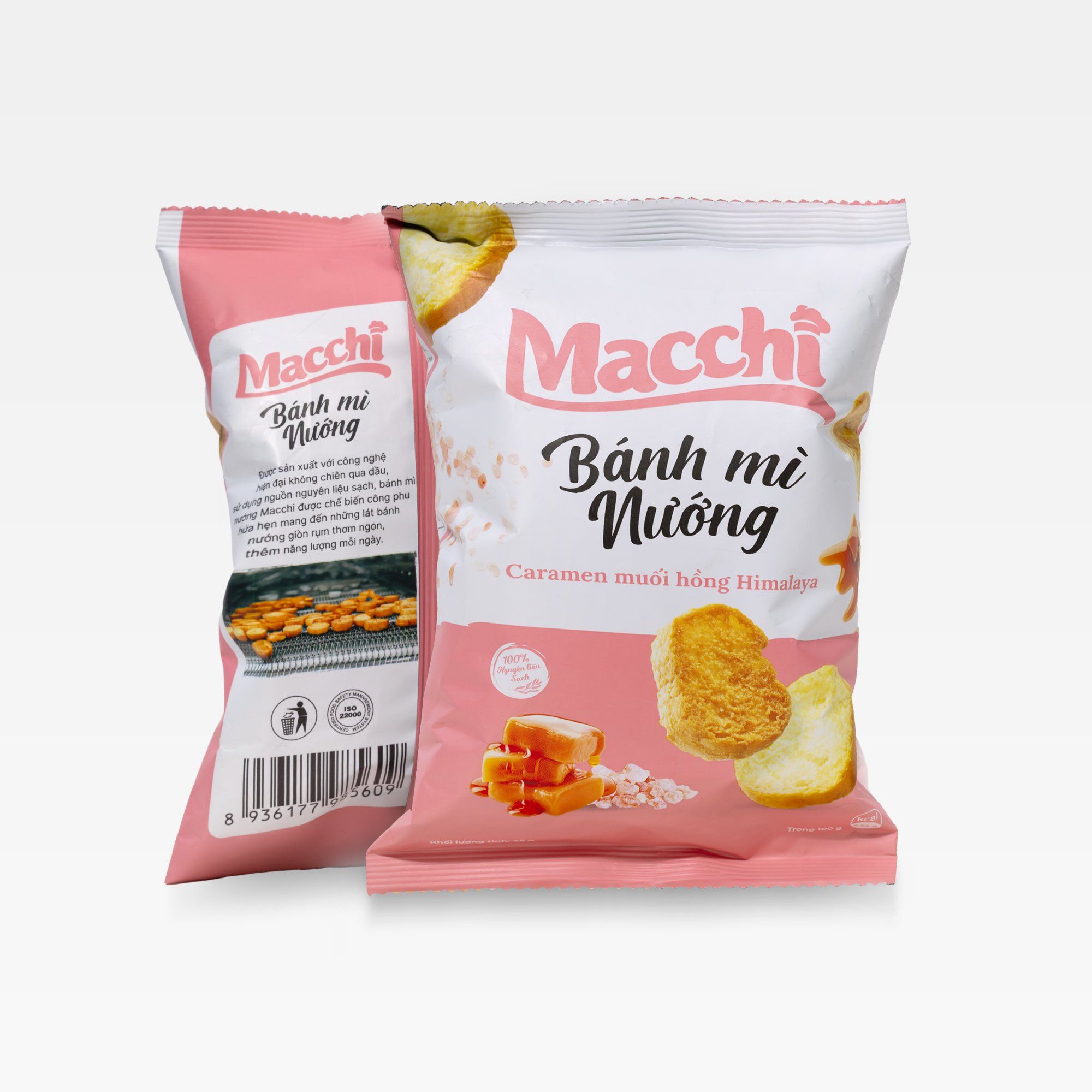 Bánh mì nướng caramen muối hồng Himalaya