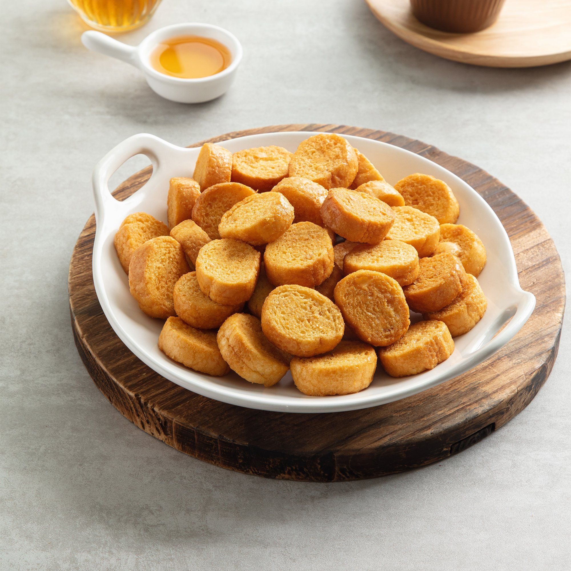 Bánh mì nướng mật ong đường nâu