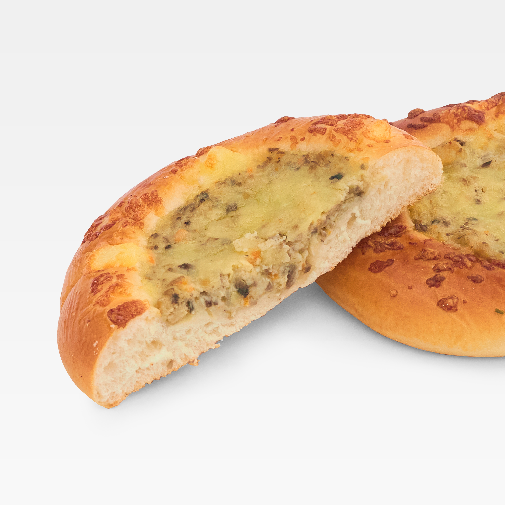 Bánh mì gà om nấm