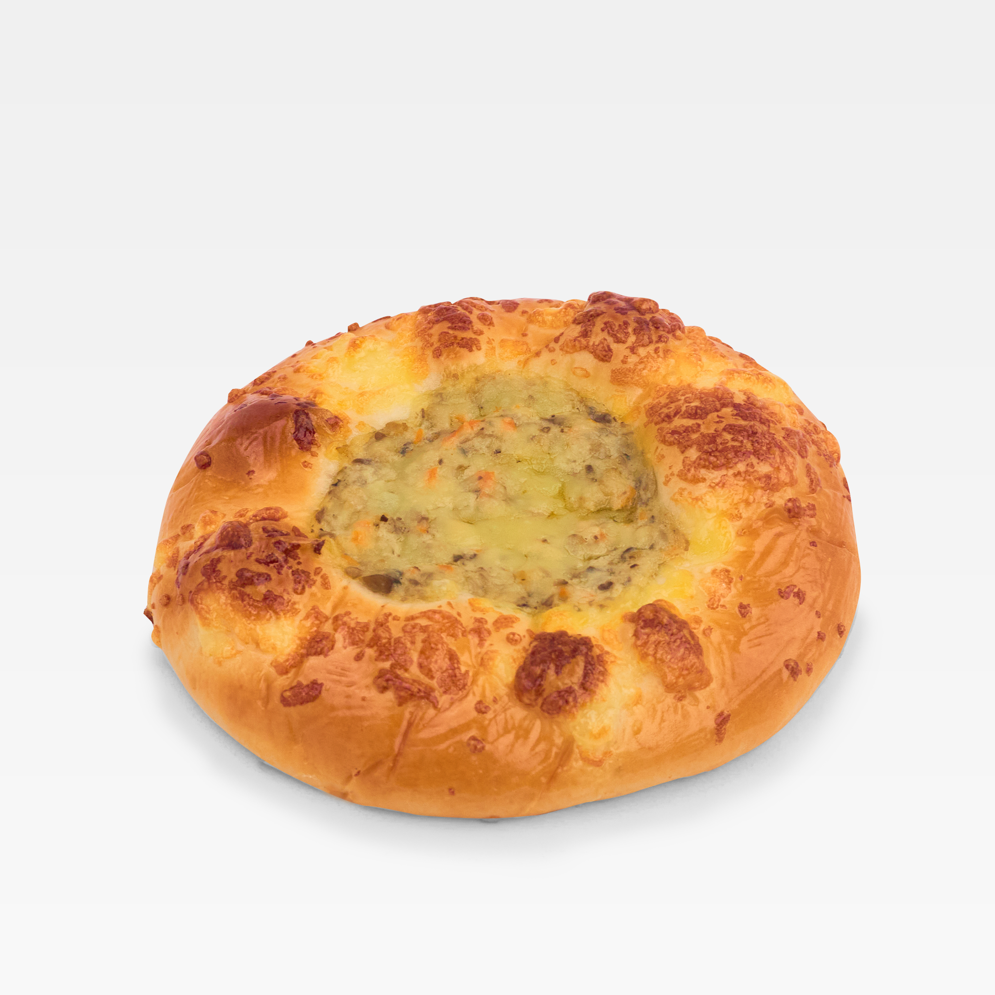 Bánh mì gà om nấm