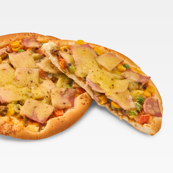 Bánh pizza giăm bông nấm