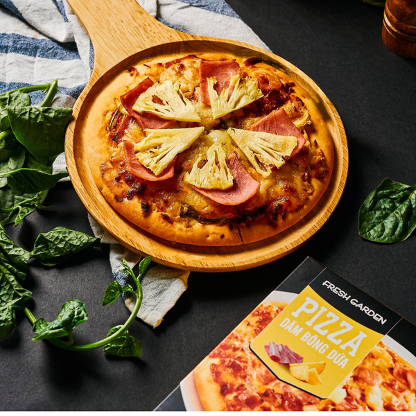 Bánh  pizza dăm bông dứa