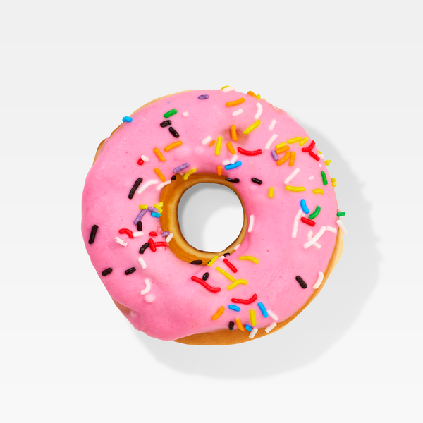 Bánh donut sô cô la hương dâu