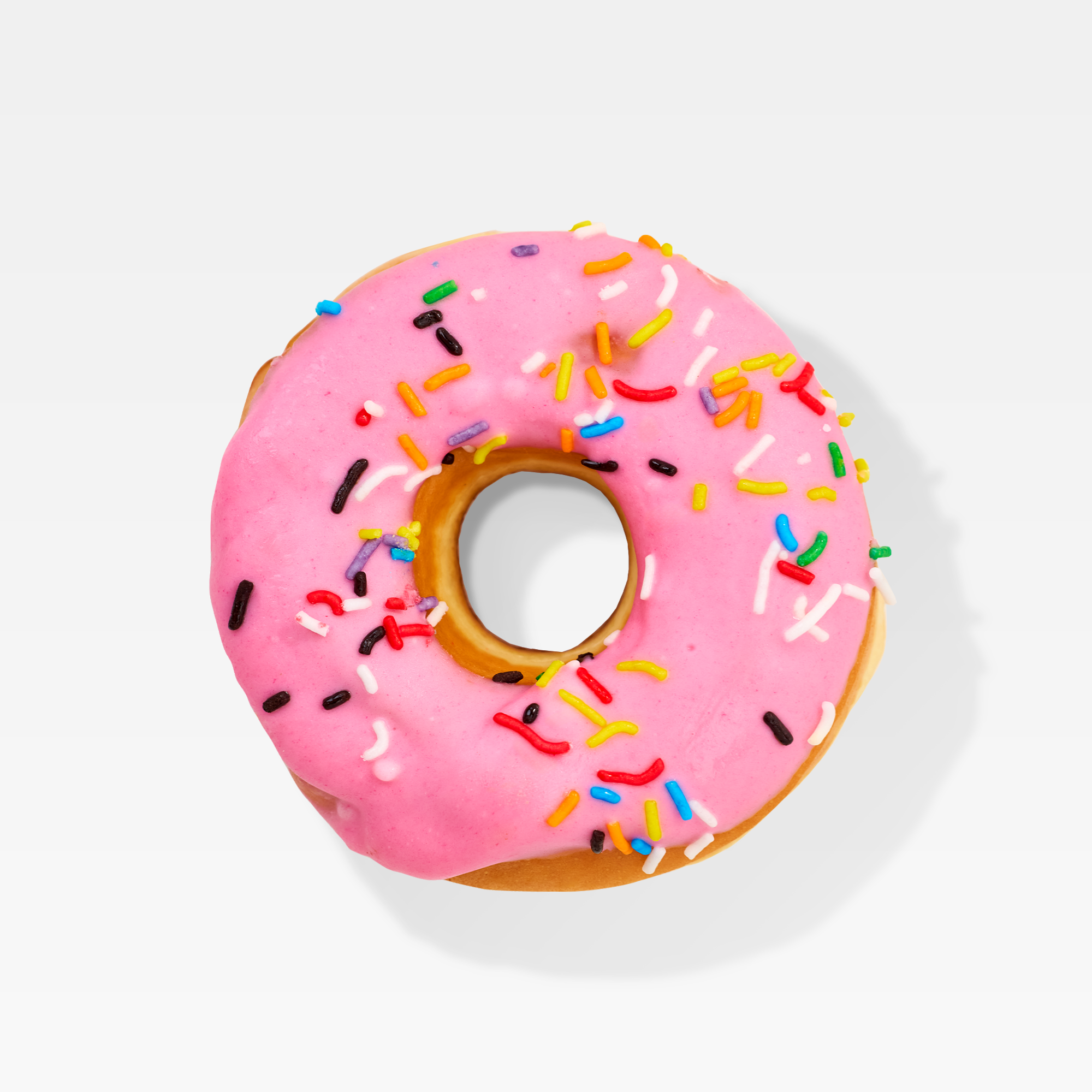 Bánh donut sô cô la hương dâu