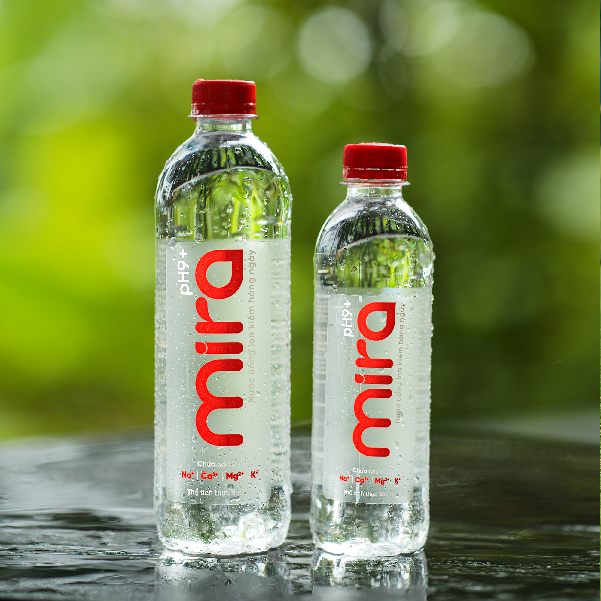 Nước ion kiềm Mira pH9+ 360ml