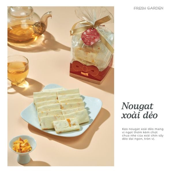 Kẹo nougat xoài dẻo