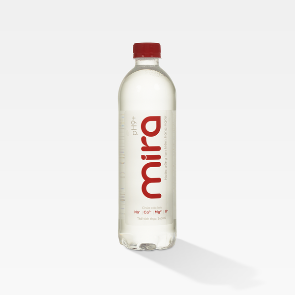 Nước ion kiềm Mira pH9+ 550ml