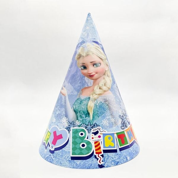 MŨ SINH NHẬT CÔNG CHÚA DISNEY VIỀN KIM TUYẾN