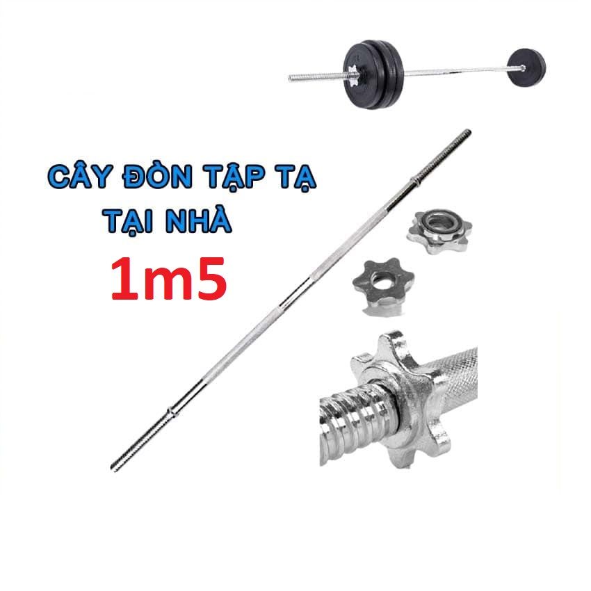  Cây đòn tập tạ 1m5 