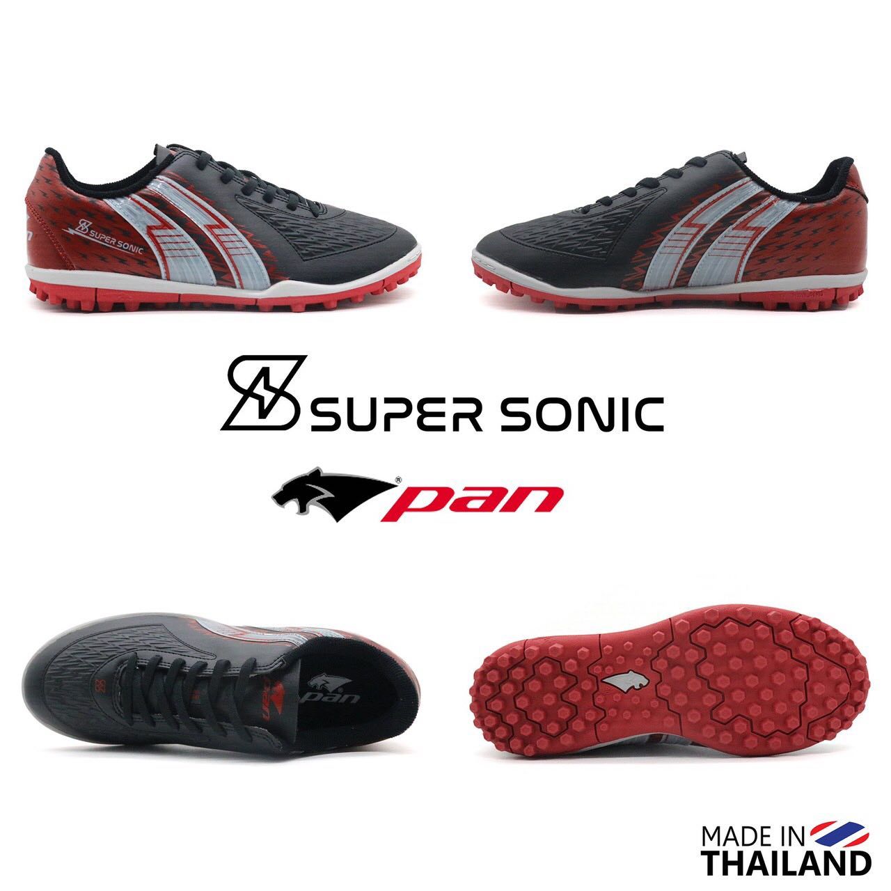  Giày Đá Bóng Pan Super Sonic - Màu đen 