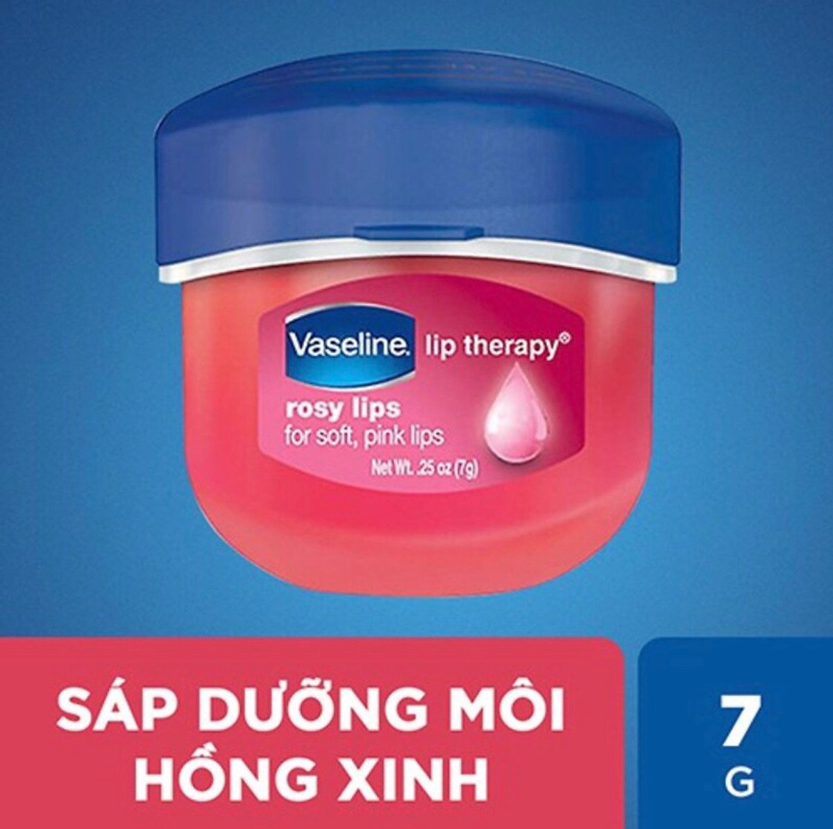 Sáp Dưỡng Môi Hồng Xinh Vaseline Lip Therapy Rosy Lip (7g) - 305210231597 – EGA Cosmetic