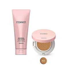 Combo Essance Britening Foam Cleanser và Veil Fit Cushion SPF50+ PA+++