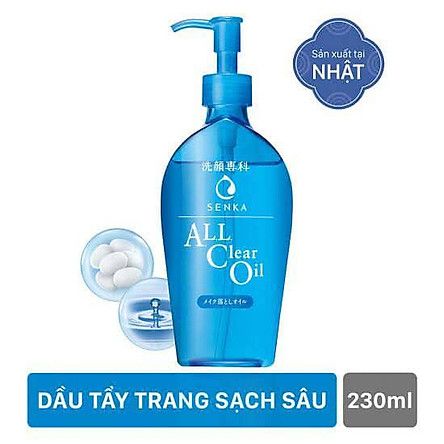 Dầu Tẩy Trang Sạch Sâu Senka Nhật 230m