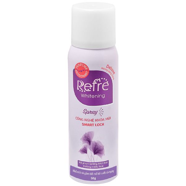 Xịt Phun Sương Khử Mùi Refre Whitening Spray Deluxe (50g)
