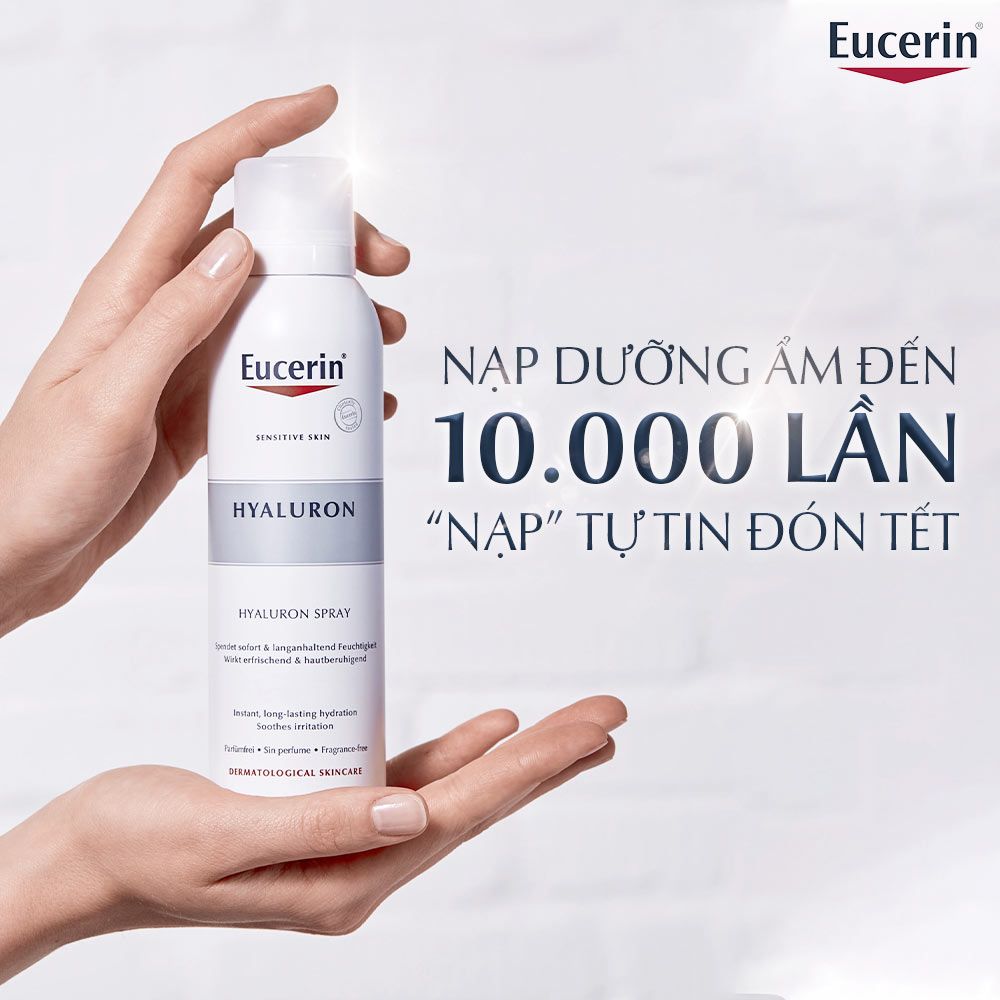 Bộ 2 Chai Xịt Dưỡng Ẩm Eucerin Hyaluron Mist Spray (150mlx2)