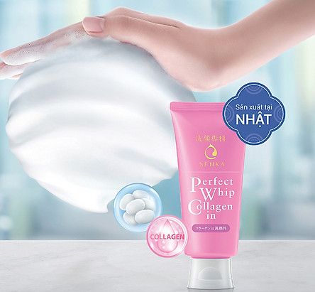 Combo 2 Sữa Rửa Mặt Ẩm Mịn Và Săn Chắc Da Senka Perfect Whip Collagen In 14839 (120g)