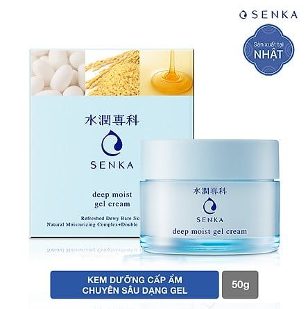 Bộ Senka dưỡng ẩm chuyên sâu (Senka Deep Moist, Moist Emulsion)