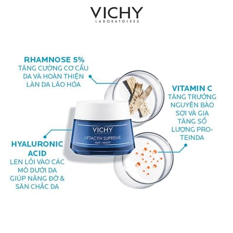 Kem Dưỡng Giúp Chống Nhăn Và Làm Săn Chắc Da Ban Đêm - Liftactiv Ds Night Cream Vichy 50ml - 100458675