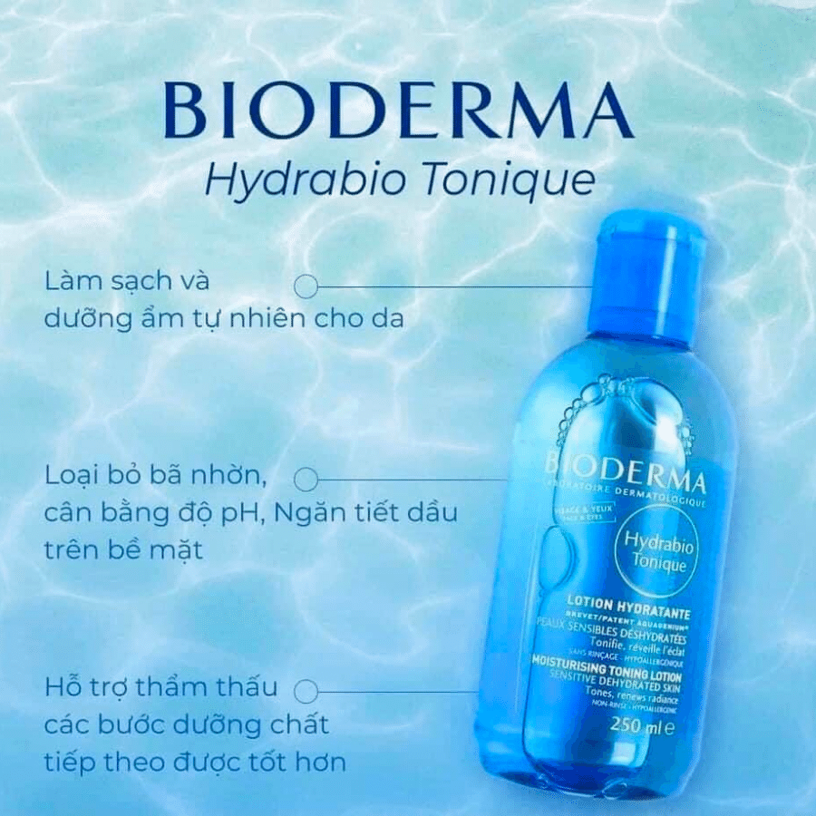 Nước hoa hồng Bioderma Hydrabio Tonique Nội địa Pháp, 250mlNước hoa hồng  Bioderma Hydrabio Tonique Nội địa Pháp, 250ml – Quynhlovesbeauty