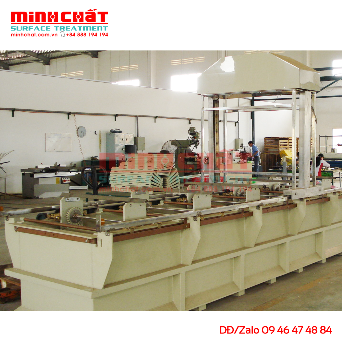  Hệ thống mạ bán tự động 