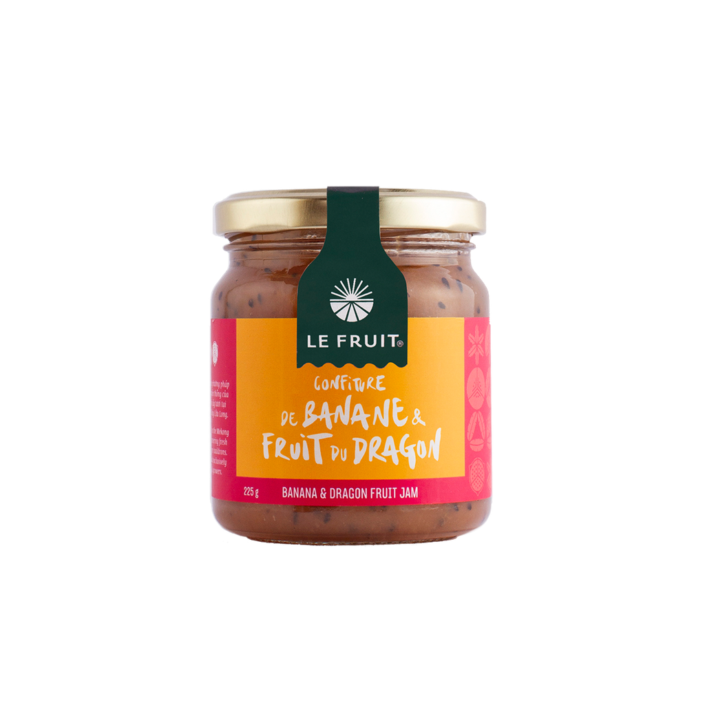 Mứt chuối - thanh long (Banana Dragon Fruit Jam) - 225gr