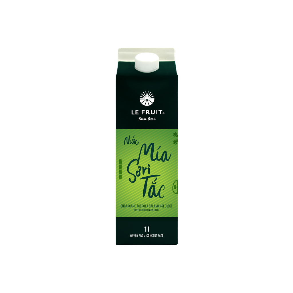 Nước Mía - Sơ ri - Tắc (Sugarcane Acerola Calamansi juice) - 1L