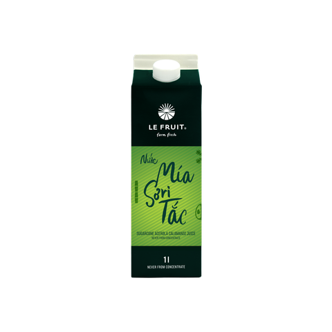 Nước Mía - Sơ ri - Tắc (Sugarcane Acerola Calamansi juice) - 1L