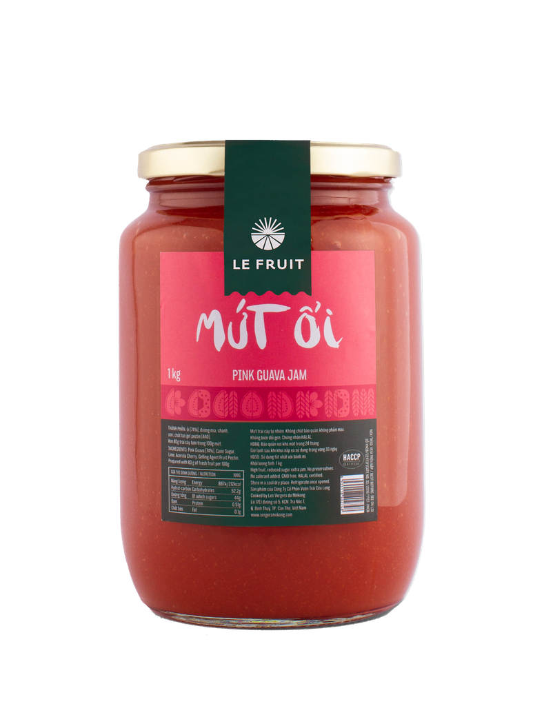 Mứt ổi (Pink Guava Jam) - 1kg