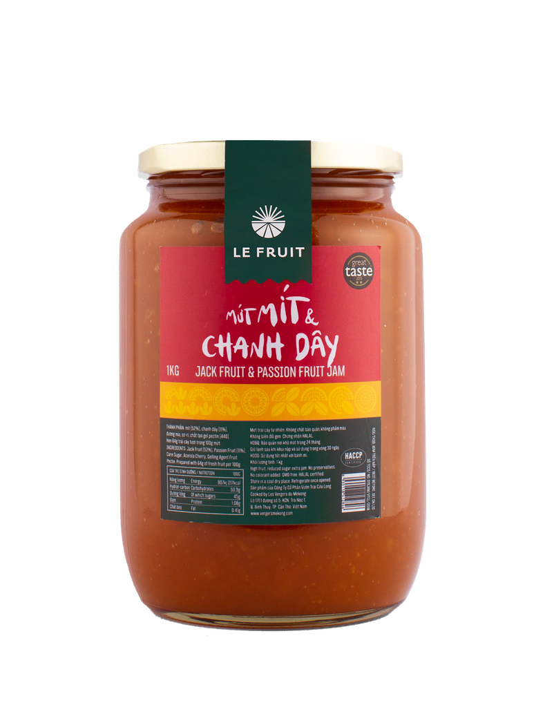 Mứt mít chanh dây (Jack Fruit-Passion Fruit Jam) -1kg