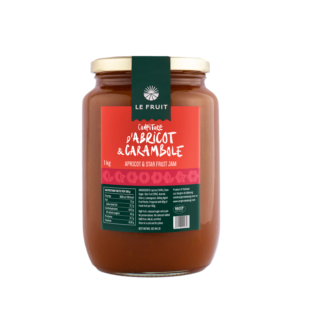 Mứt mơ khế (Apricot-Star Fruit Jam) - 1kg