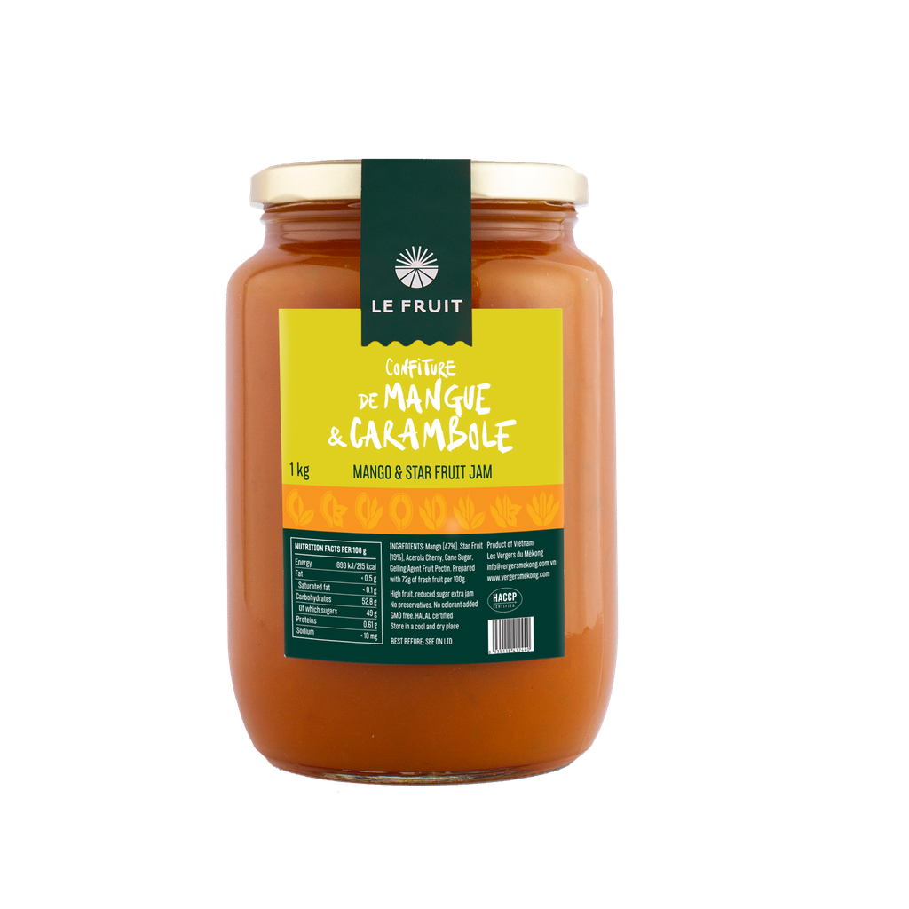 Mứt xoài khế (Mango-Star Fruit Jam) - 1kg