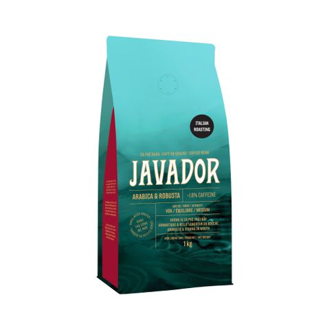 Cà phê Javador Ý - Hạt (Javador Italian Coffee Bean) - 1kg