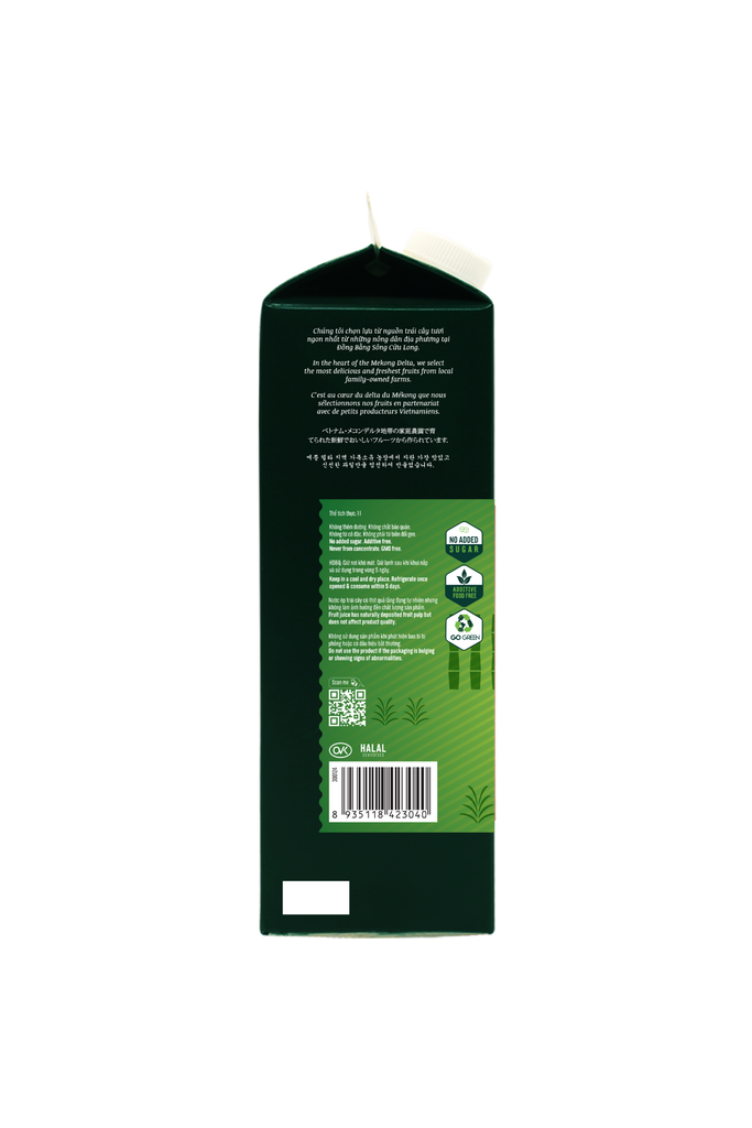 Nước Mía - Sơ ri - Tắc (Sugarcane Acerola Calamansi juice) - 1L