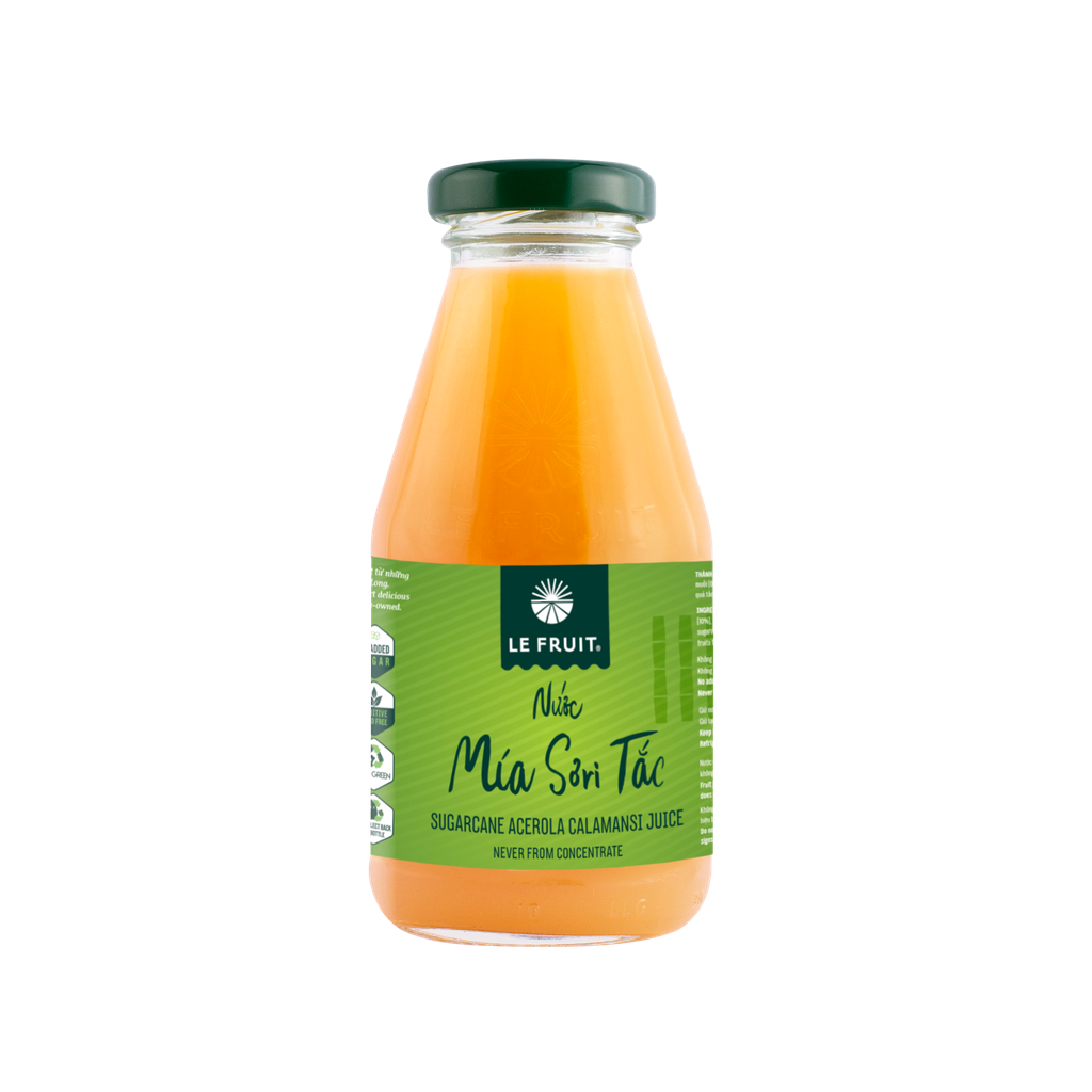 Nước Mía - Sơ ri - Tắc (Sugarcane Acerola Calamansi juice) - 250ml