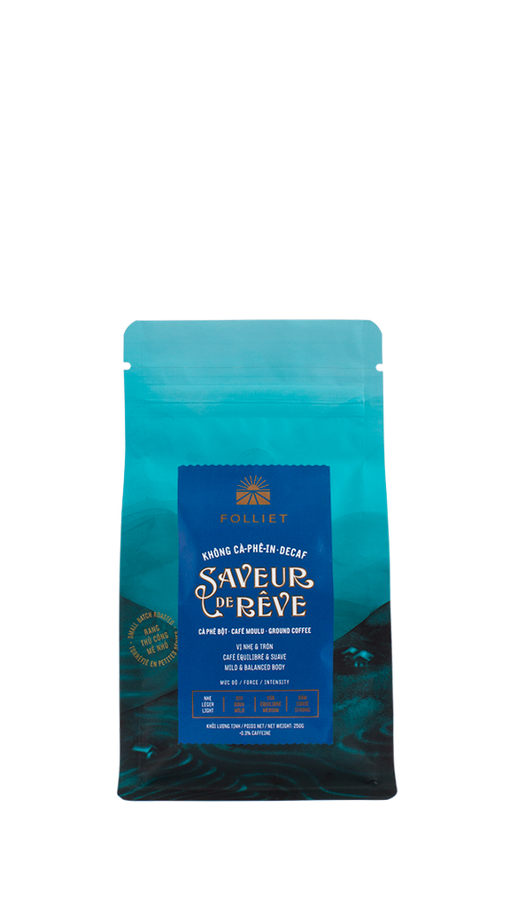 Cà phê Decaf bột (Decaf Coffee Ground) - 250gr