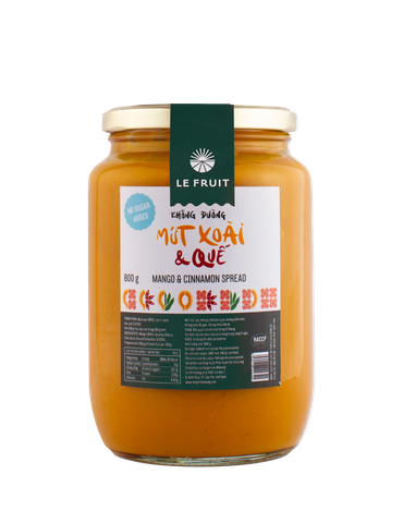 Mứt xoài quế (Mango-Cinnamon spread) - 800gr