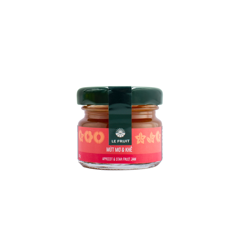 Mứt mơ khế (Apricot-Star Fruit Jam) - 30gr