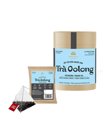 Trà Oolong túi lọc tam giác (Oolong Tea pyramid bag)